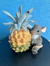 Charming Tails Fitz And Floyd You Are Sweet To The Core 89/173 Mouse Pineapple