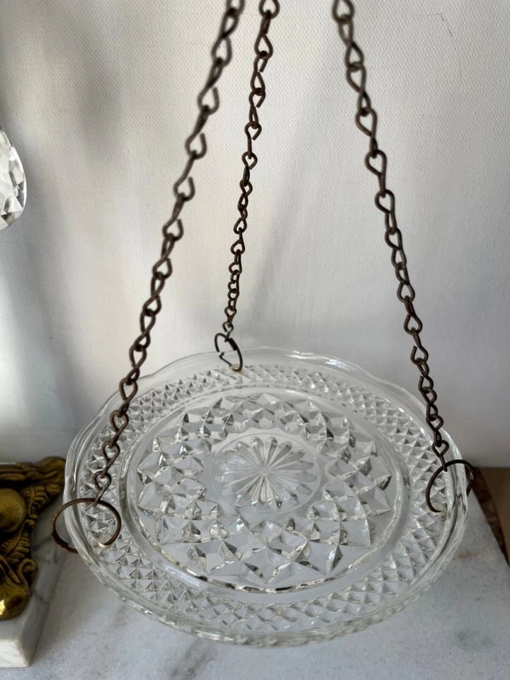 Cristal pesado dorado escala de equilibrio Hollywood Regency dorado vintage Foto 4 de 4