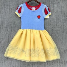 Disney Dress Girls Large Blue/Yellow Snow White the Seven Dwarfs Cosplay NWT