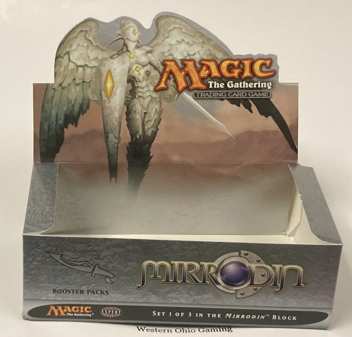 Magic the Gathering EMPTY Mirrodin Booster Box READ USED MTG TCG CCG