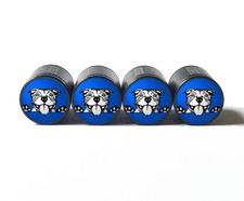 Pittie Pitbull Puppy Dog Style 11 Tire Valve Caps - Black Aluminum - Set Of 4 Pittie Pitbull Puppy Dog Style 11 Tire Valve Caps - Black Aluminum - Set Of 4