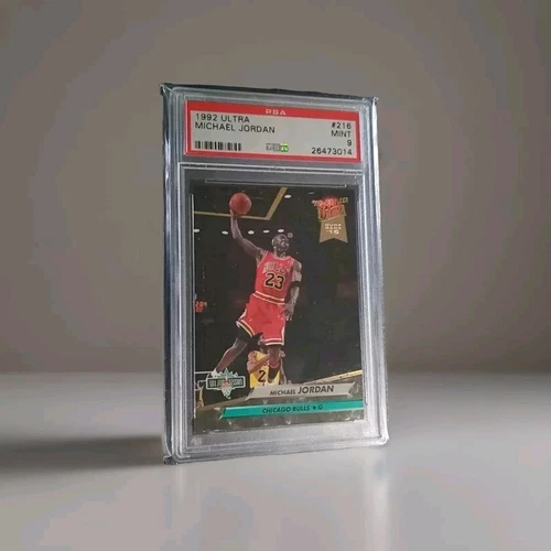 MICHAEL JORDAN #216 1992 Fleer ULTRA PSA 9 Mint CHICAGO BULLS Jam Session HOF🔥