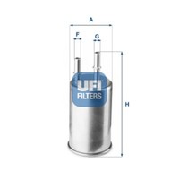 UFI Kraftstofffilter Passend FüR Volvo V40 SchräGheck