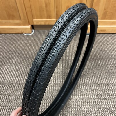 BICYCLE TIRES 26 X BLACK WALLS FIT SEARS MURRAY ROADMASTER OTHERS  NEW