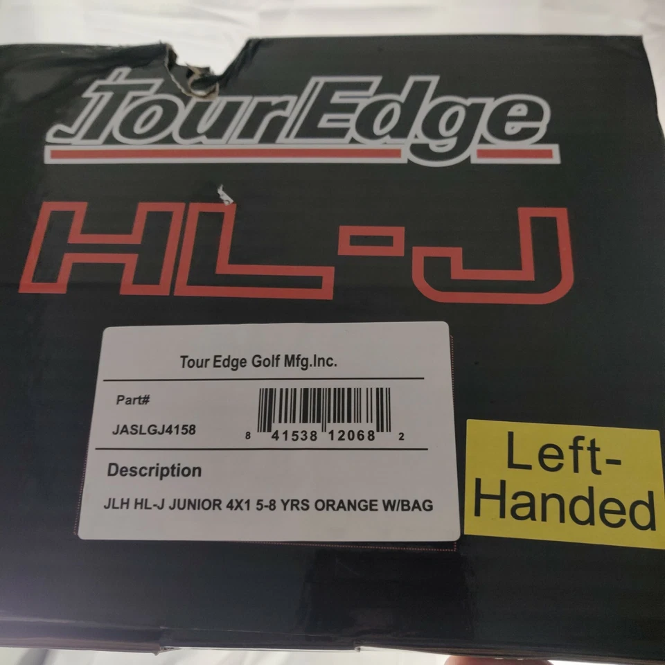 New Tour Edge Golf LH HL-J 4X1 6 Piece Orange Junior Set (Ages 5-8) Left Handed - Image 4 of 4