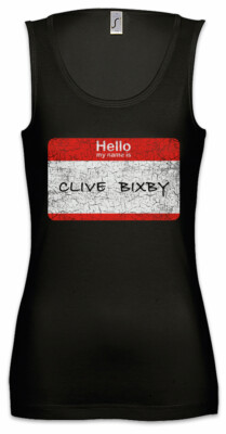Clive Bixby Damen Tank Top Modern Phil nameplate Sign Symbol Family Dunphy Fun