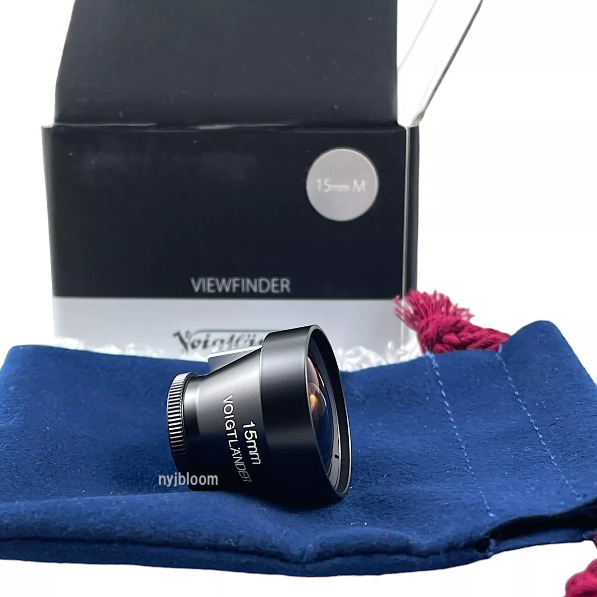 New VOIGTLANDER 15mm Viewfinder M - Black Metal Cosina Made in Japan