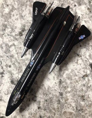 black air force plane