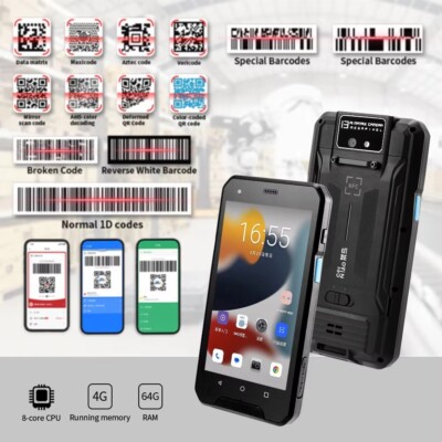 Android 13 PDA handheld terminal daten kollektor 2D barcode scanner NFC WIFI GPS