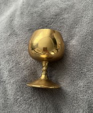 Vintage Falstaff Gold Plated Small Wine Goblet Made In Spain