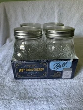 BALL Keepsake Elite 140th Anniversary Mason Canning PINT Jars - NIP