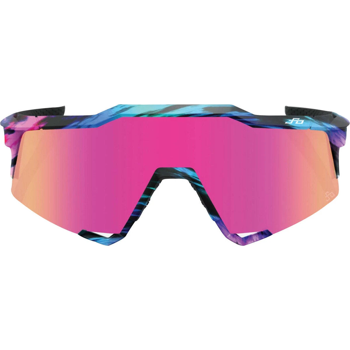 100% Speedcraft Peter Sagan Tie Dye Sunglasses With Purple