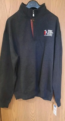 National Civil Rights Museum Lorriane Motel Mens Gray 1/4 Zip Shirt Size 3XL NWT