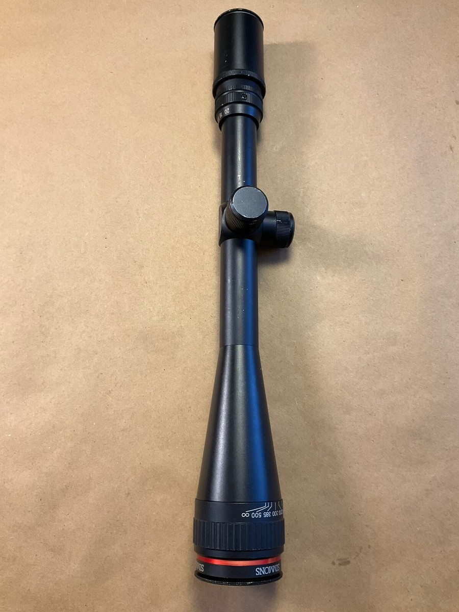 Vintage Simmons 6.5-20x40mm AO Rifle Scope ~ Model 1074