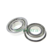 50 1/4" x 3/8" x 1/8" FR168ZZ Shielded Flanged Model Ball Flange Bearing