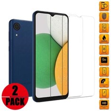2-Pack Tempered Glass Film Screen Protector for Samsung Galaxy A02/A02S/A03 Core