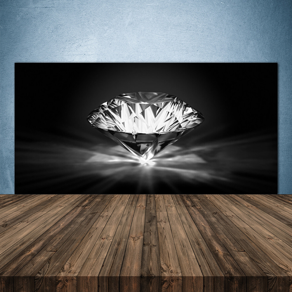 Crédence en verre de cuisine Art Diamant 140x70 pour îlot moderne
