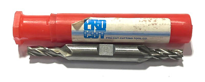 ProCut 7/32'' HSS Double End Mill 4 Flute 3/8'' Shank