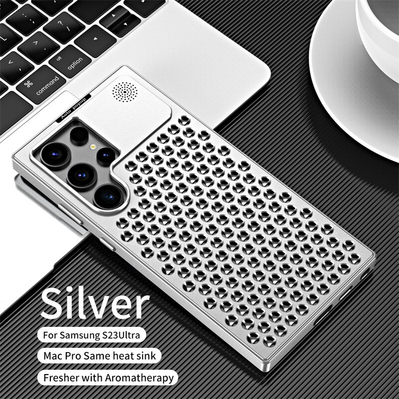 Aluminum metal heat dissipation Back Case For Samsung S22 S23 Ultra Hybrid Cover | eBay Aluminum metal heat dissipation Back Case For Samsung S22 S23 Ultra Hybrid Cover | eBay