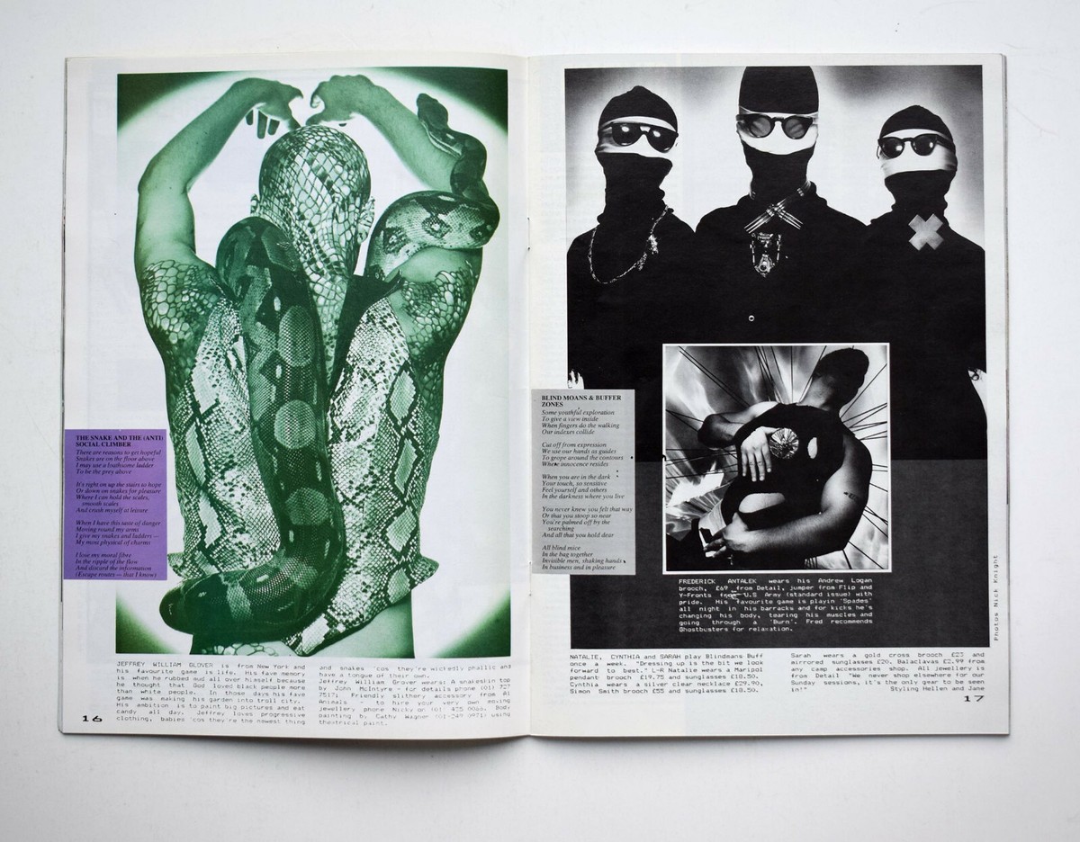 i-D Magazine No. 20. November 1984. Jane Kahn cover | eBay