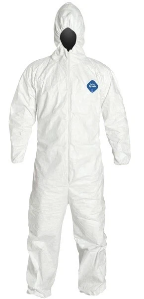 Dupont TYVEK Disposable Protective Clothing Paint Spray Coverall Bunny Suit image 1