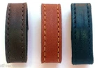 Two 1/2" Wide Genuine Leather Replacement Belt Keeper Slide-On  Loops - 5 Sizes
