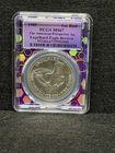 1985 PCGS MS67 The American Prospector Ag Engelhard-Eagle Reverse BERT Purple #2