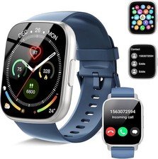 Reloj Inteligente Hombre Mujer, 1.95" Smartwatch con Llamadas Bluetooth, 110+ Mo