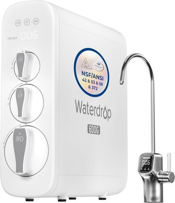 G3P600 Reverse Osmosis System, 8 Stage Tankless Reverse Osmosis Water Filter, NS