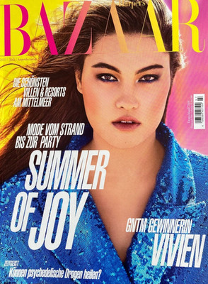 HARPERS BAZAAR 07/23 Juli 2023 GNTM Gewinnerin Vivien GNTM Heidi Klum Pro7
