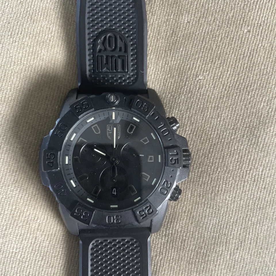 Luminox Chronograph Navy seal, XS.3581.BO, 45mm, Schwarz, Fullset , Top Zustand! - Bild 3 von 4