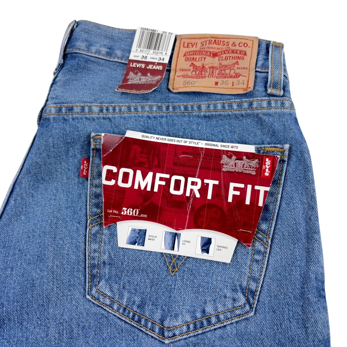 Levi's 560 Men's 34 in Inseam Jeans for sale | eBay