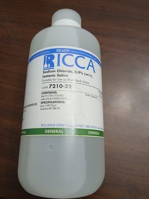 RICCA SODIUM CLORIDE, 0.9% (w/v) ISOTONIC SALINE 7210-32 Exp. 06/2024