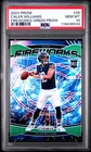2024 PANINI PRIZM FIREWORKS GREEN PRIZM #25 CALEB WILLIAMS ROOKIE RC PSA 10