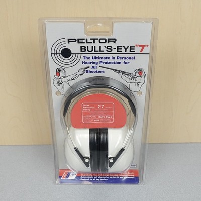 Aearo Peltor Bull's Eye 7 Shooting Hearing Protection White New