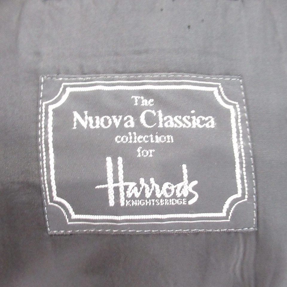 Chaqueta de Esmoquin Harrods Vintage 52" Lana Negra Ropa de Hombre Formal Inteligente - Muy Amada Foto 4 de 4