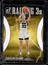 2024-25 Panini Caitlin Clark Raining 3s Rookie RC #R1 Hawkeyes