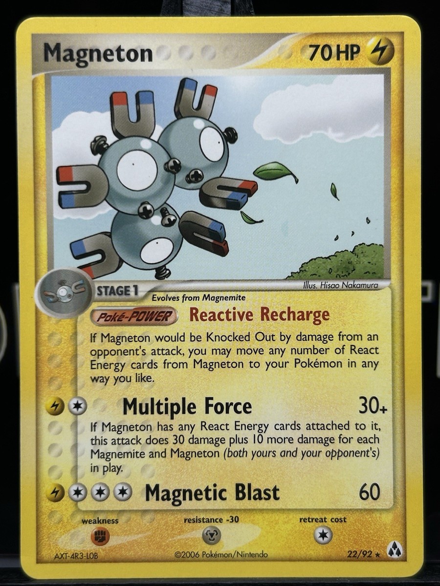 MAGNETON 22/92 レアコイル 英語版ポケットモンスター Pokemon TCG - Magneton 22/92 Regular Rare - EX Legend Maker - NM