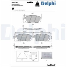 Satz Bremsbeläge Bremsklötze vorne für KIA Niro 1 DE Soul 2 PS | 24313781