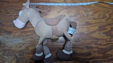 Disney Toy Story Bullseye Horse Plush Brown Saddle Bridle Small 6-14 in 2009