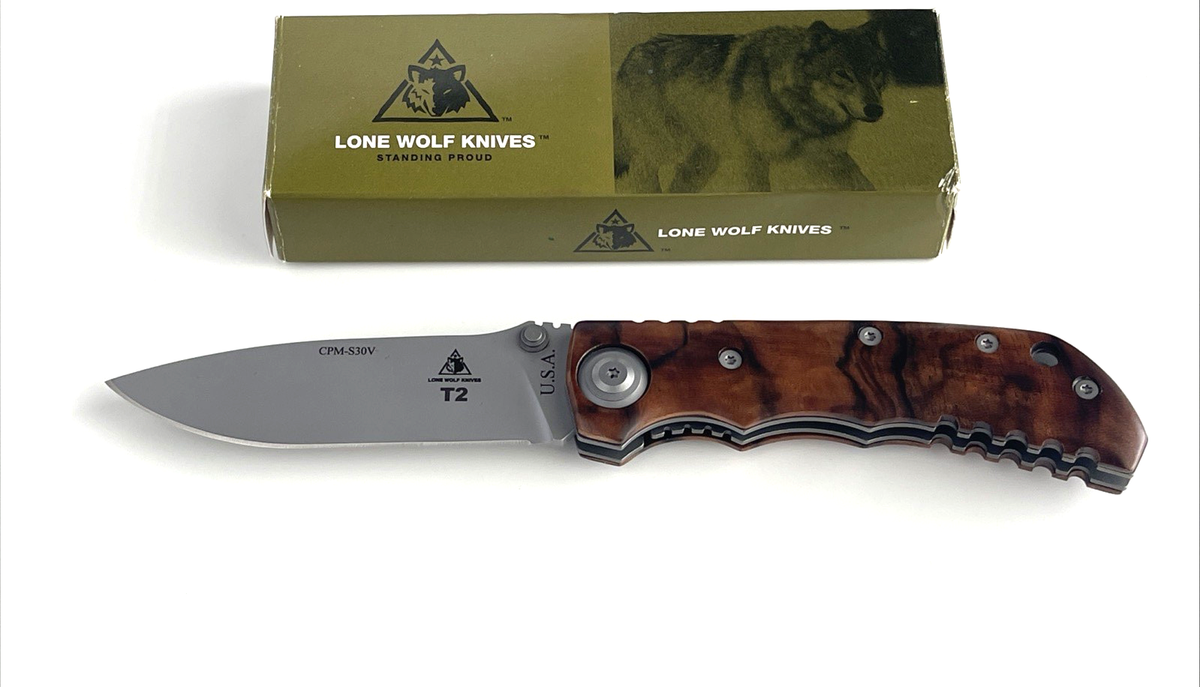 Lone Wolf LC14690 Harsey T2 Ranger Folding Knife CPM-S30V Titanium