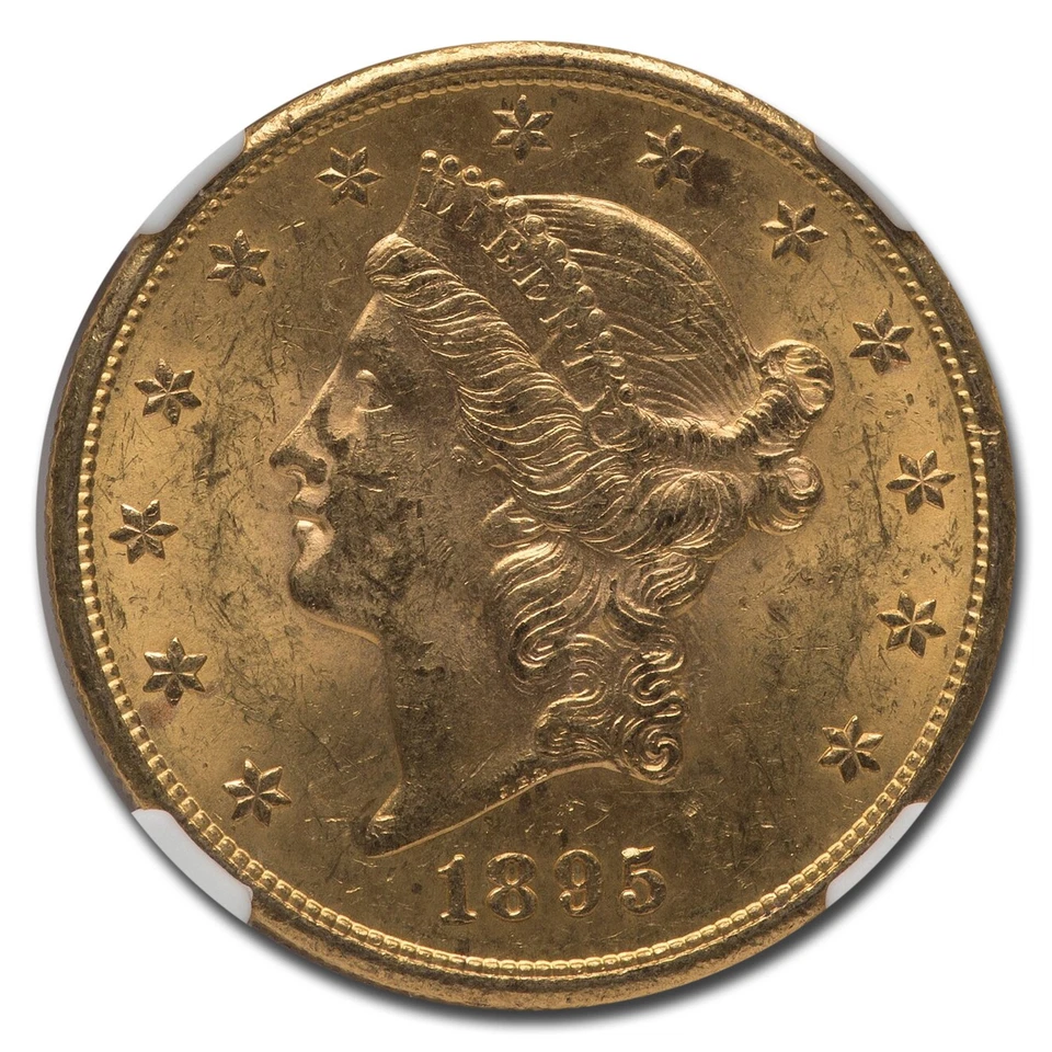1895-S $20 Liberty Gold Double Eagle MS-62 NGC - Image 2 of 3