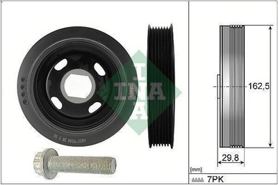Belt Pulley, crankshaft INA 544 0179 20 for RENAULT ESPACE V (JR_) 1.6 2015-2023