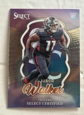 2025 Panini Select - Select Certified Rookies Jalon Walker #9 (RC