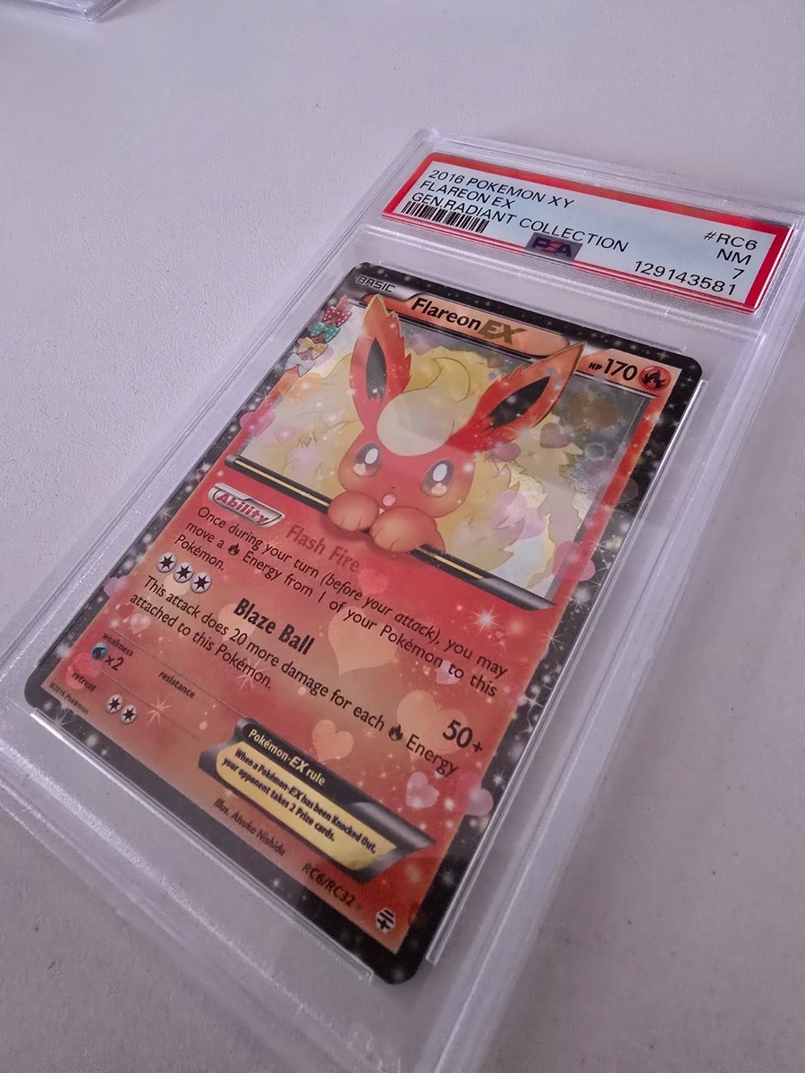Flareon EX #RC6 PSA 7 – XY Generations Radiant Collection Holo