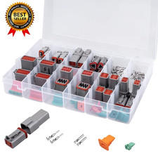228 PCS Deutsch DT Connector Kit, 2, 3, 4, 6, 8, 12 Pin Gray Connector Assemblie