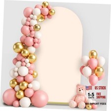 6FT Wedding Arch Backdrop Cover Spandex Arch Stand Cover 6 FT Beige