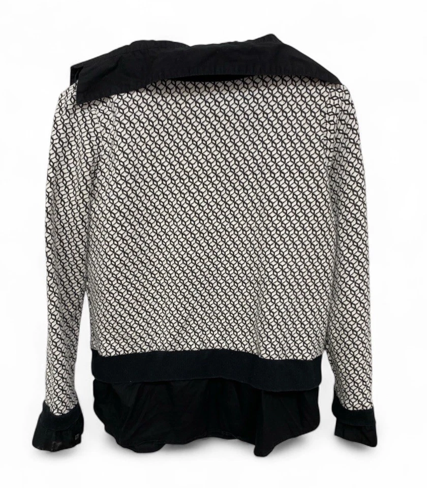 Top con cuello dosfer para mujer mediano Preppy Academia Y2K aspecto en capas oficina Foto 2 de 4