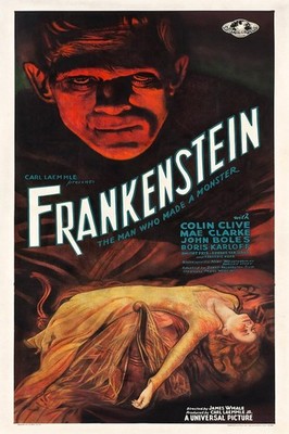 Frankenstein (1931) Movie Poster - 16x24  Classic Horror   - Premium 200GSM