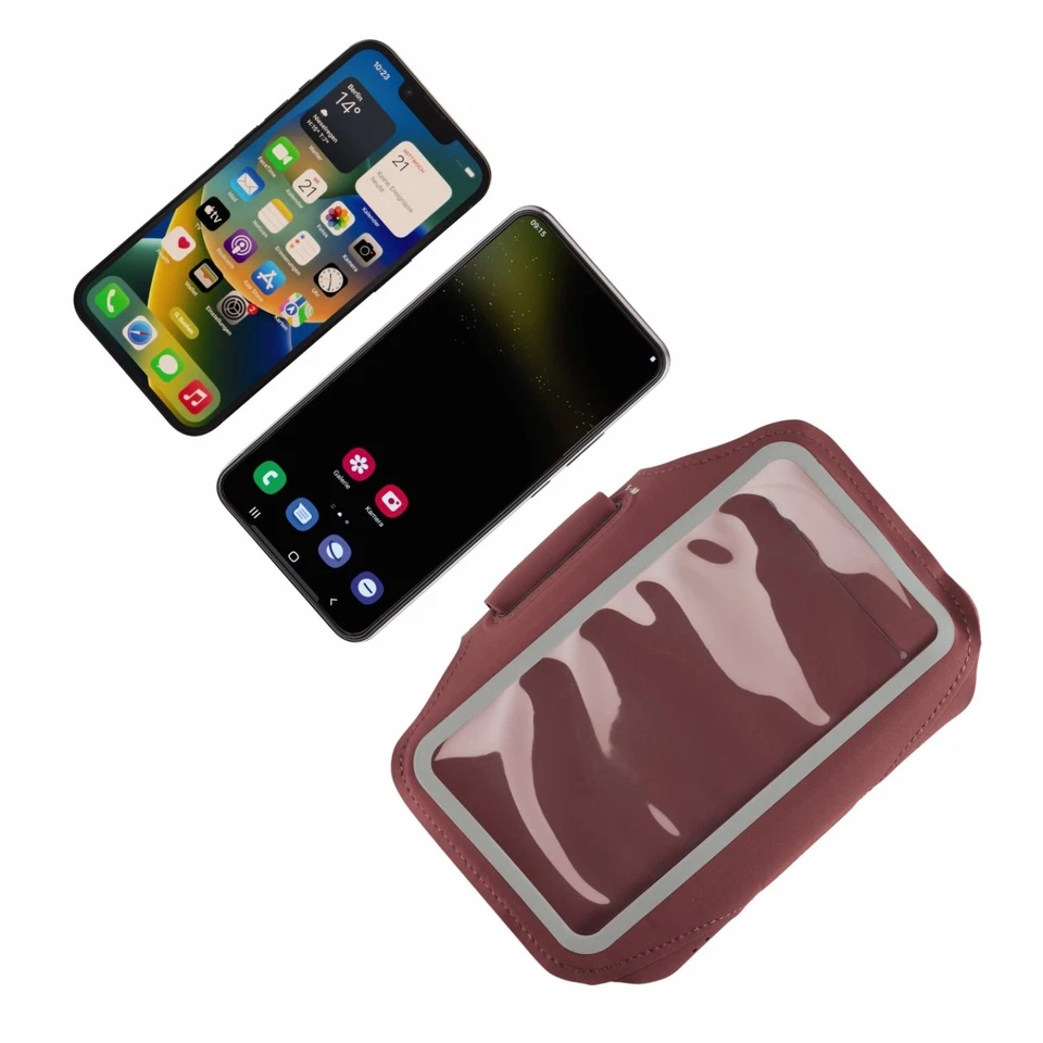 Hama Sport-Armband Custodia Protettiva Jogging Per Apple IPhone 15 14 13 Pro Max - Immagine 3 di 4